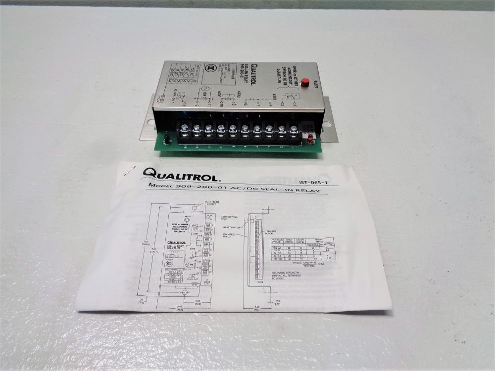 Qualitrol Seal-In Relay 909-200-01